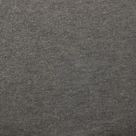 Tessuto in Felpa - grigio Lurex | OEKO-TEX