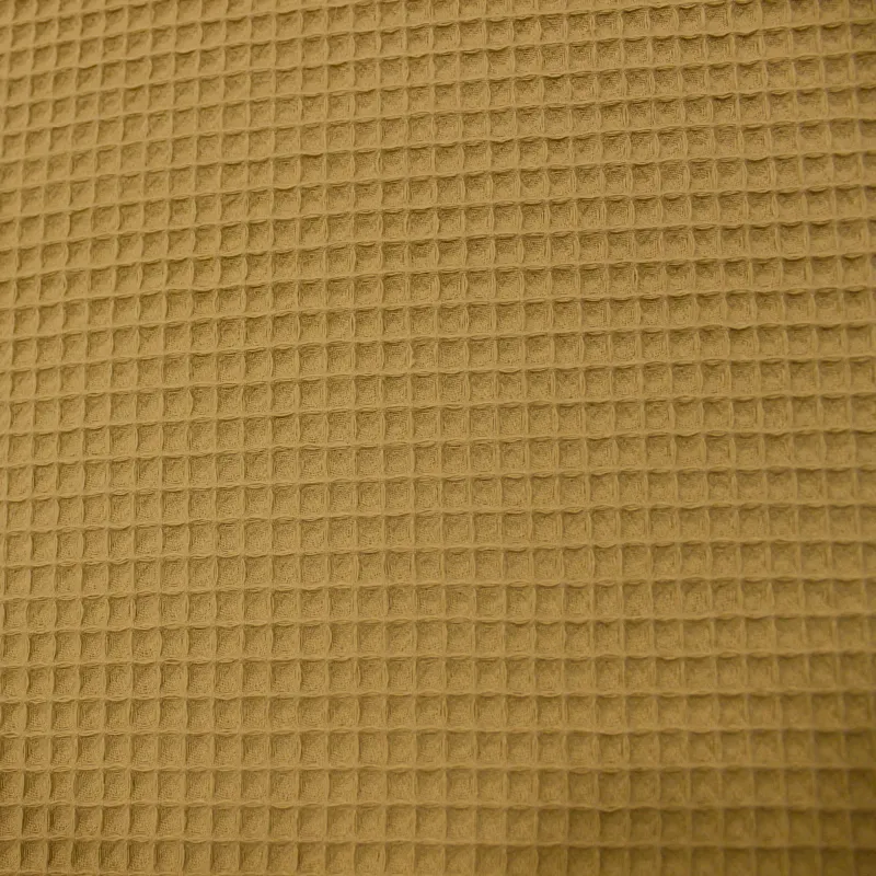 Tessuto waffle in cotone beige| abbigliamento bambini | IL TESSUTAIO