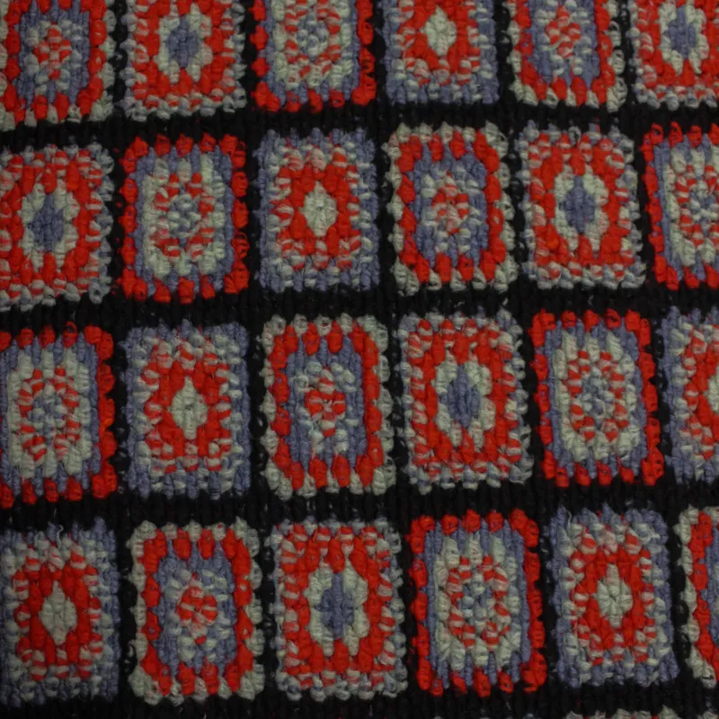 Tessuto deadstock per cappotto in misto  multicolor