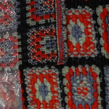 Tessuto deadstock per cappotto in misto  multicolor