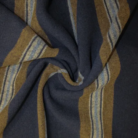 Panno per cappotto blu da uomo