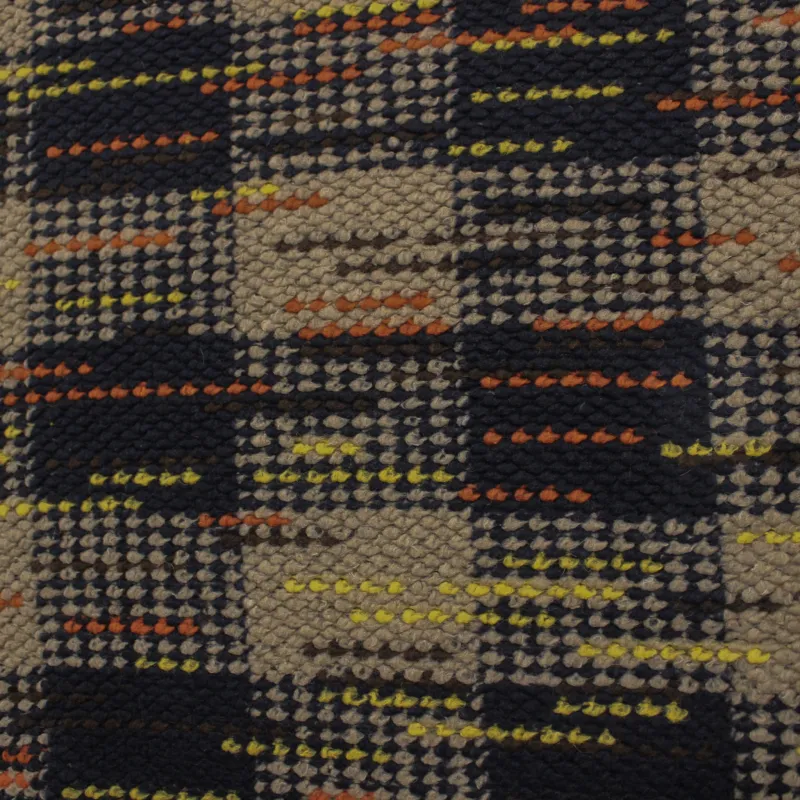 Tessuto deadstock uncinetto in  misto lana per cappotti unisex