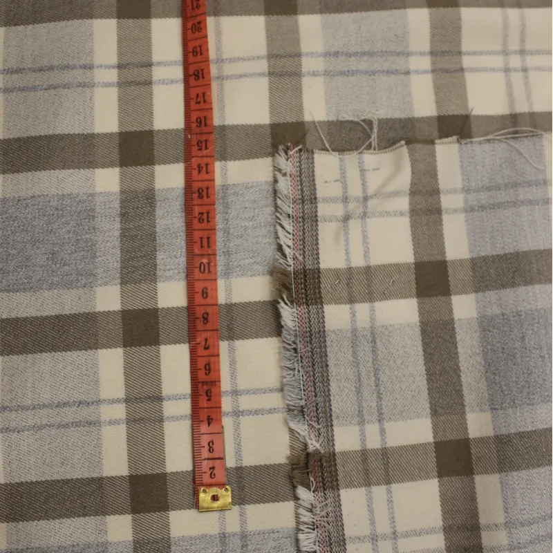 Tessuto Scozzese beige per bambini | IL TESSUTAIO