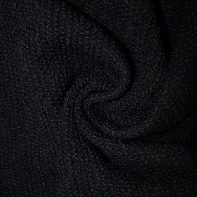 Tessuto blu in boucle' | tessuti deadstock