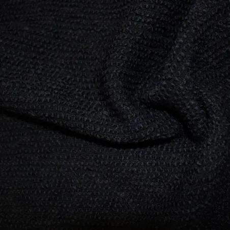 Tessuto blu in boucle' | tessuti deadstock