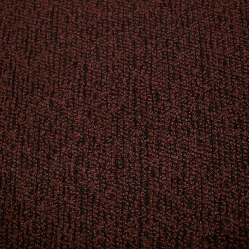 Tessuto in boucle' bordeaux | tessuti deadstock
