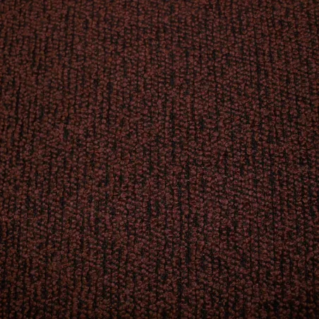 Tessuto in boucle' bordeaux | tessuti deadstock