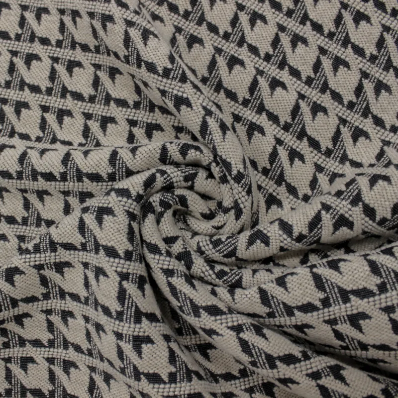 TESSUTO PIED DE POUL MADE IN ITALY PANNA | TESSUTI PER CAPPOTTI