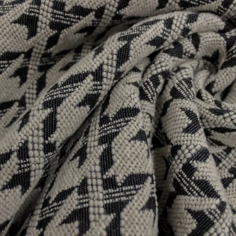 TESSUTO PIED DE POUL MADE IN ITALY PANNA | TESSUTI PER CAPPOTTI