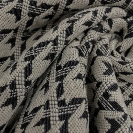 TESSUTO PIED DE POUL MADE IN ITALY PANNA | TESSUTI PER CAPPOTTI