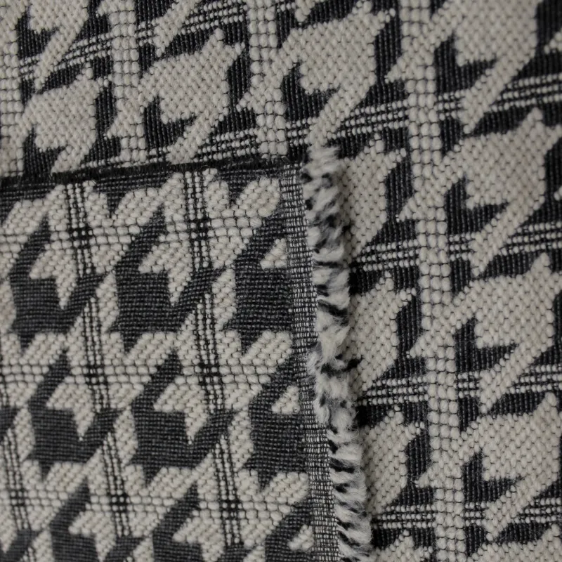 TESSUTO PIED DE POUL MADE IN ITALY PANNA | TESSUTI PER CAPPOTTI