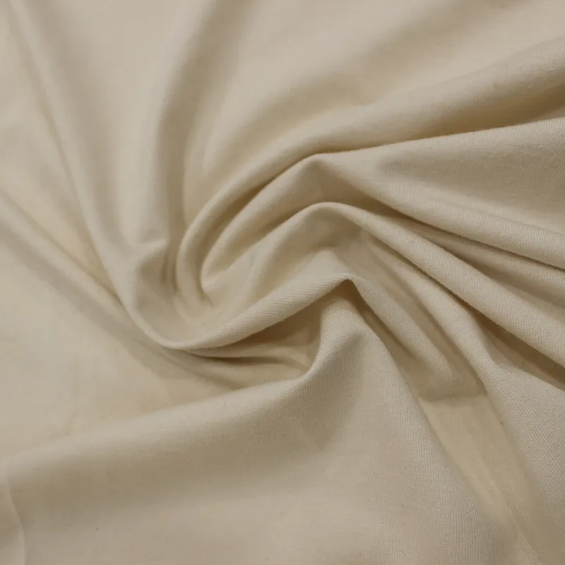 Jersey di cotone biologico di colore panna | Shop bio