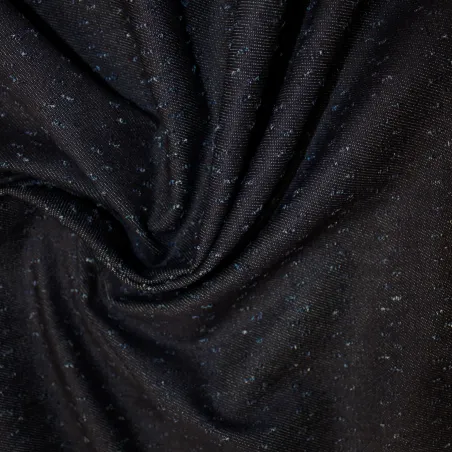 Tessuto Jeans traforato- Blu scuro | ILTESSUTO