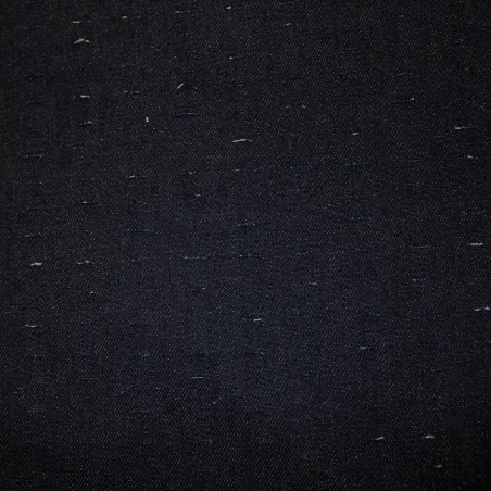 Tessuto Jeans geometrico- Blu | ILTESSUTO