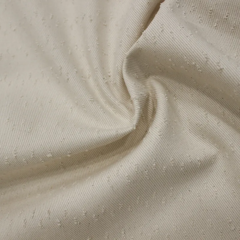 Tessuto Jeans traforato-bianco | ILTESSUTO