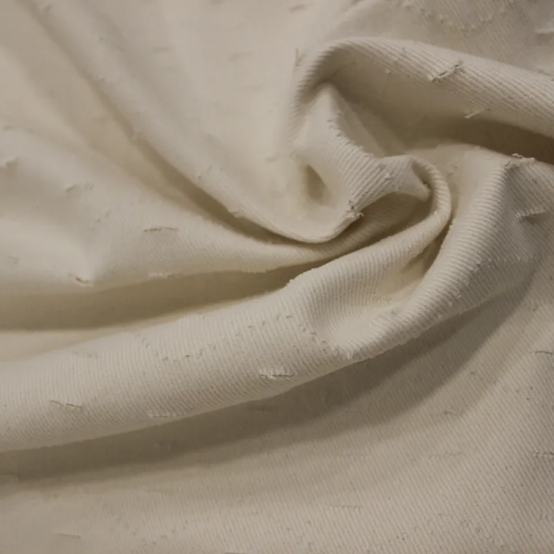 Jeans bianco traforato | IL TESSUTO