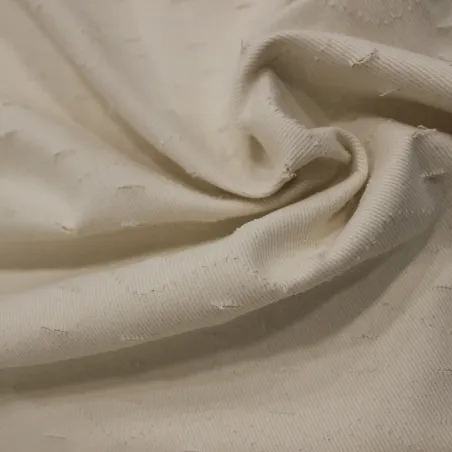 Jeans bianco traforato | IL TESSUTO