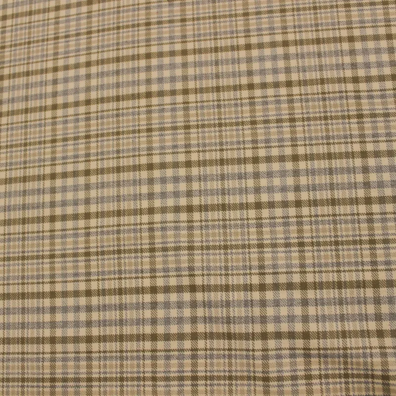 Tessuto scozzese beige per bambini | IL TESSUTAIO