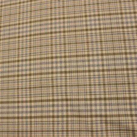 Tessuto scozzese beige per bambini | IL TESSUTAIO