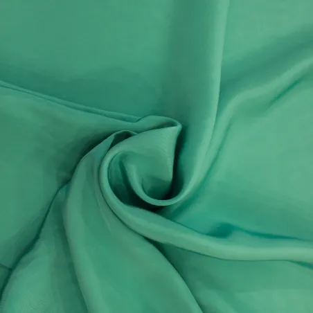 Raso in viscosa colore verde acqua | Tessuti Made in Italy