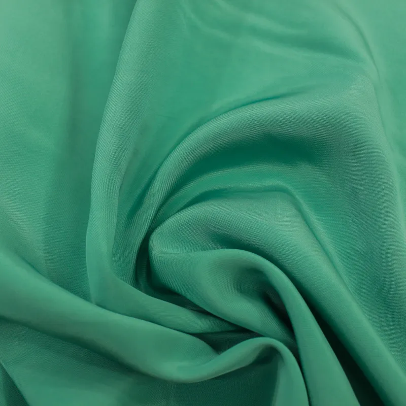 Raso in viscosa colore verde acqua | Tessuti Made in Italy