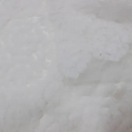 Tessuto Tulle Fiori 3D colore bianco  | IL TESSUTAIO