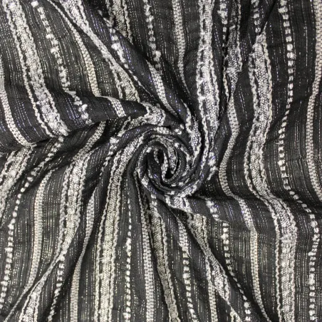 Jacquard devorè nero donna | Abbigliamento cerimonia | Made in Italy