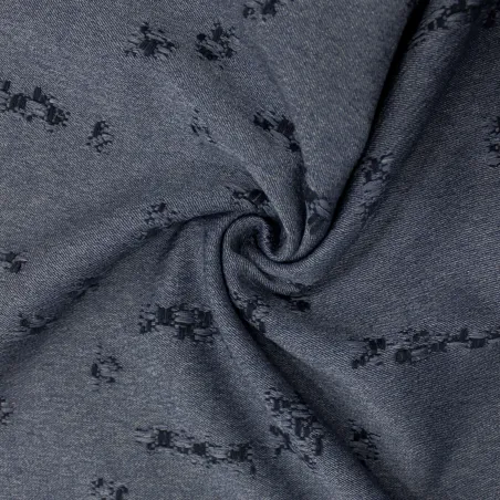 Tessuto jacquard blu   | abbigliamento uomo - donna