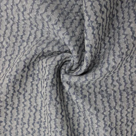 Tessuto jacquard onde  | abbigliamento uomo - donna