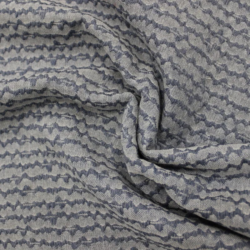 Tessuto jacquard onde  | abbigliamento uomo - donna