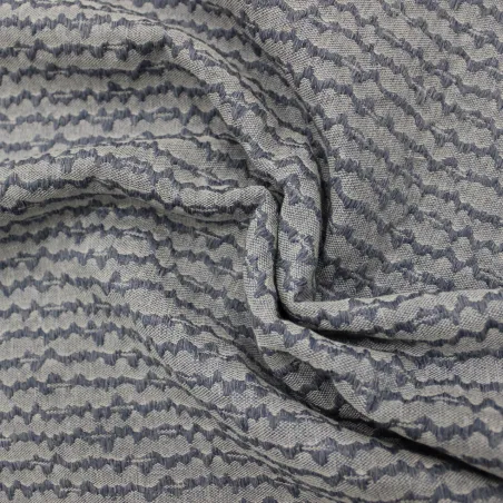 Tessuto jacquard onde  | abbigliamento uomo - donna