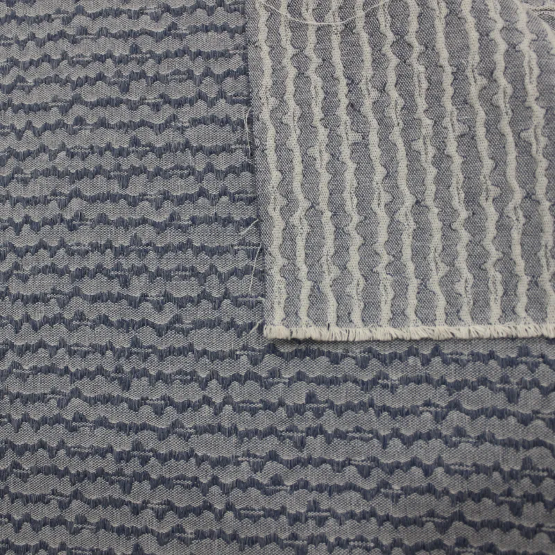 Tessuto jacquard onde  | abbigliamento uomo - donna