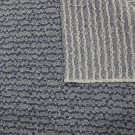 Tessuto jacquard onde  | abbigliamento uomo - donna