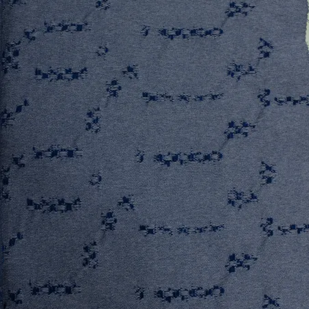 Tessuto jacquard blu  elettrico | abbigliamento uomo - donna