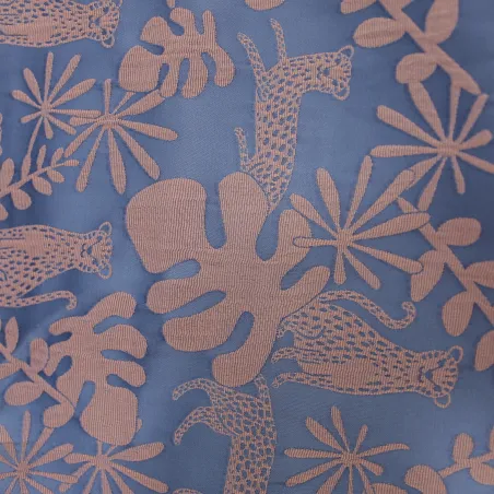 Jacquard tropical  rosa  | Tessuti cerimonia