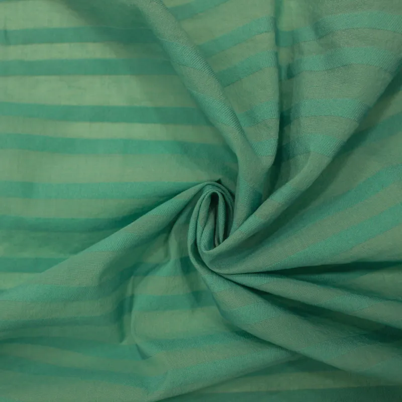 Tessuto di viscosa barrè verde acqua | Tessuti Made in Italy