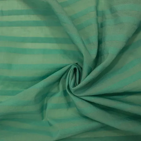 Tessuto di viscosa barrè verde acqua | Tessuti Made in Italy