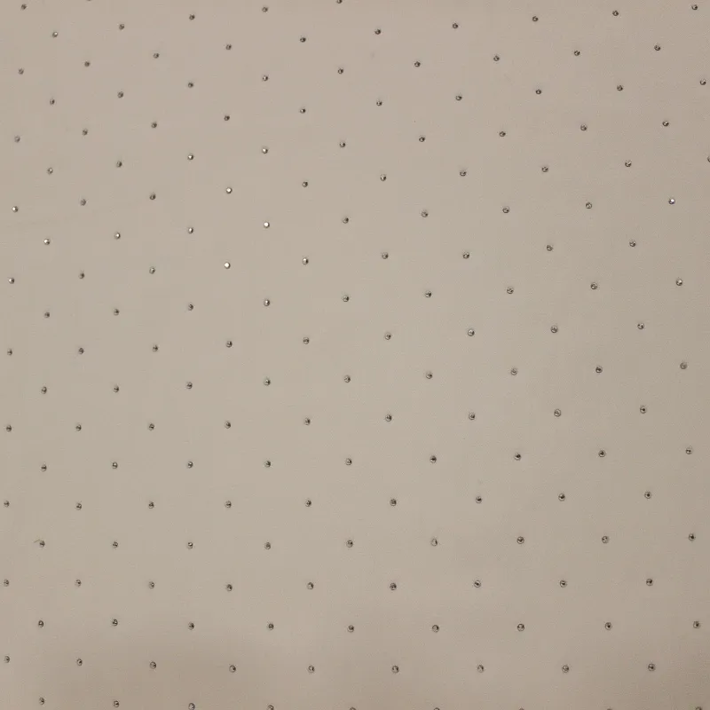 Tessuto bianco con strass | Tessuto completi donna