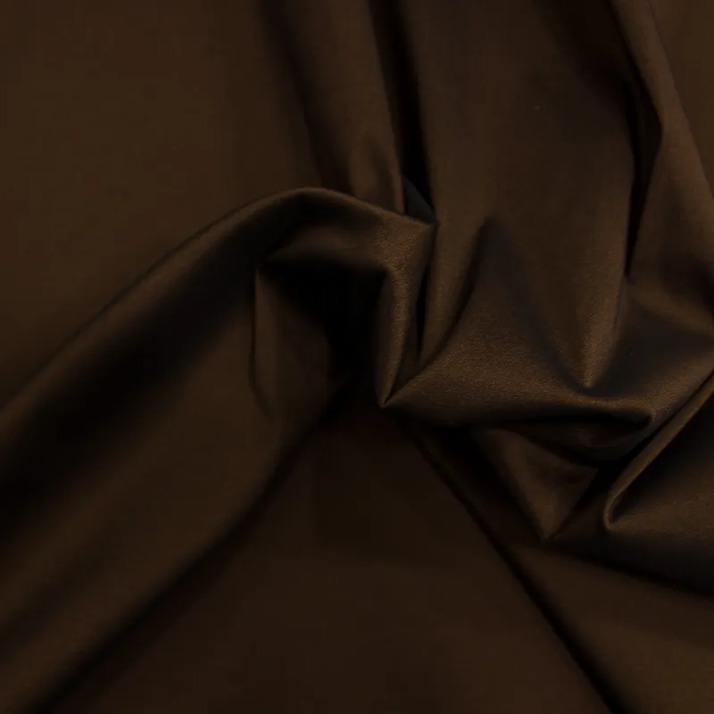 Tessuto Taffeta marrone | ILTESSUTAIO