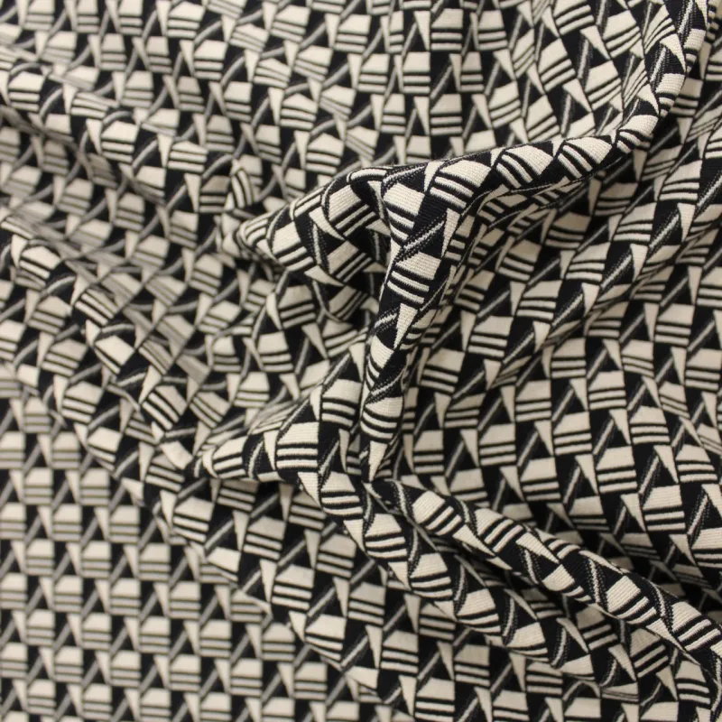 Tessuto Jacquard Fantasia   | Tessuti Deadstock | IL TESSUTAIO