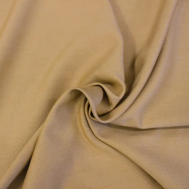 Tessuto poliviscosa estivo beige  | abbigliamento cerimonia