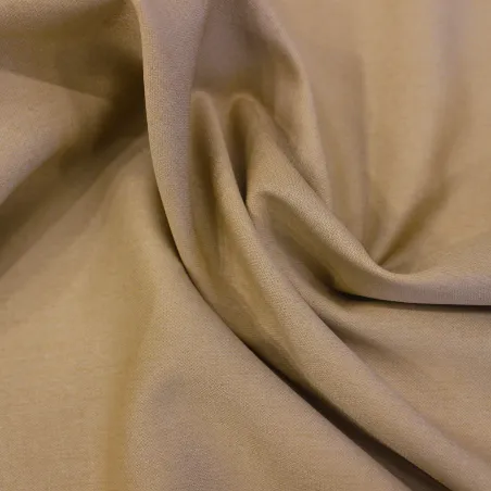 Tessuto poliviscosa estivo beige  | abbigliamento cerimonia