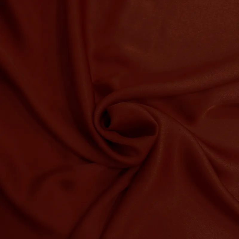 Raso di Viscosa di colore rosso |  tessuti per abbigliamento