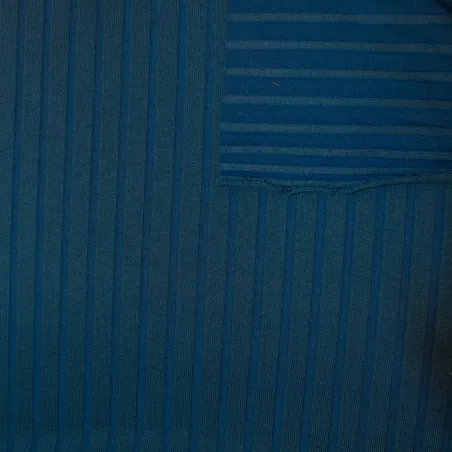 Maglina a coste elastica verde petrolio | ILTESSUTAIO