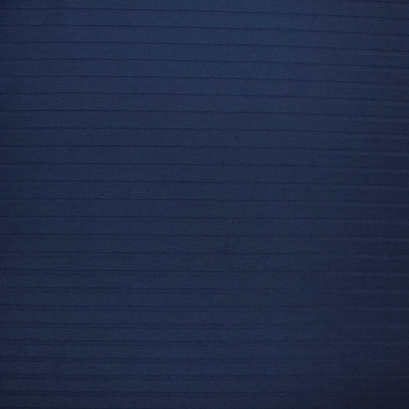 Tessuto maglia costina elastica blu | ILTESSUTAIO