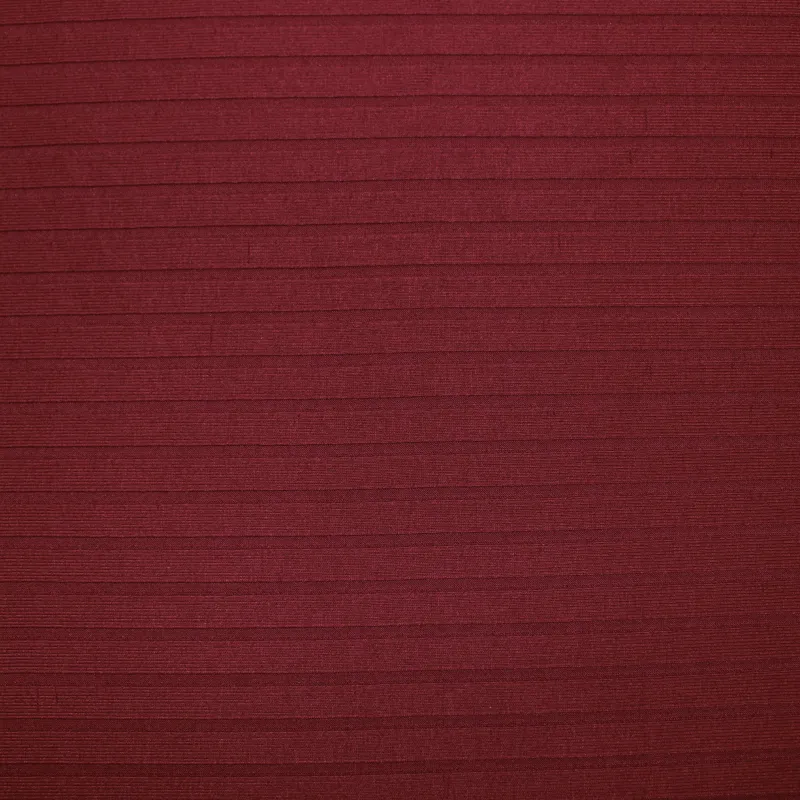 Tessuto maglia costina elasticizzata color bordeaux | IL TESSUTAIO
