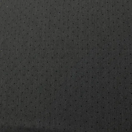 Poliviscosa antracite con strass neri | Tessuto tailleur donna