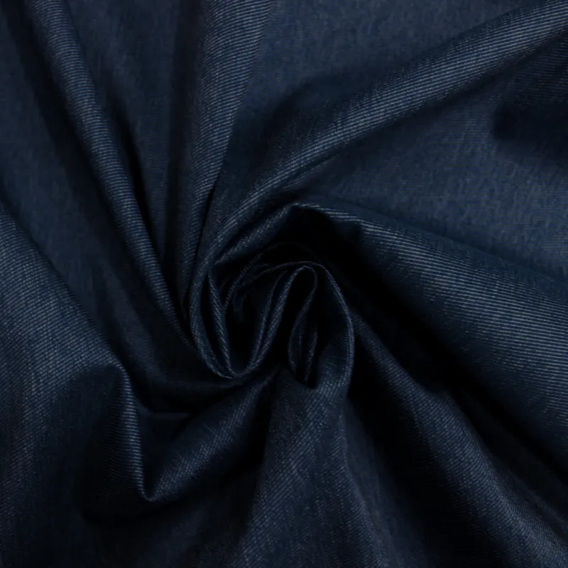 Tessuto mikado blu | Tessuti deadstock | IL TESSUTAIO