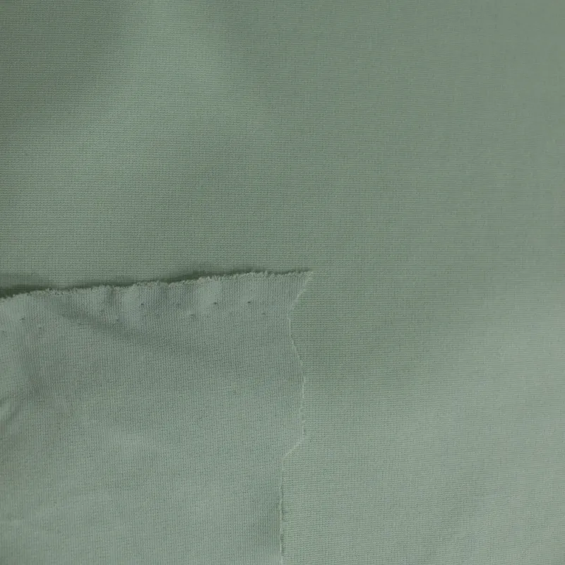 Tessuto punto milano verde chiaro | IL TESSUTAIO