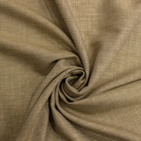 Tessuto poliviscosa estivo cammello effetto melange | IL TESSUTAIO